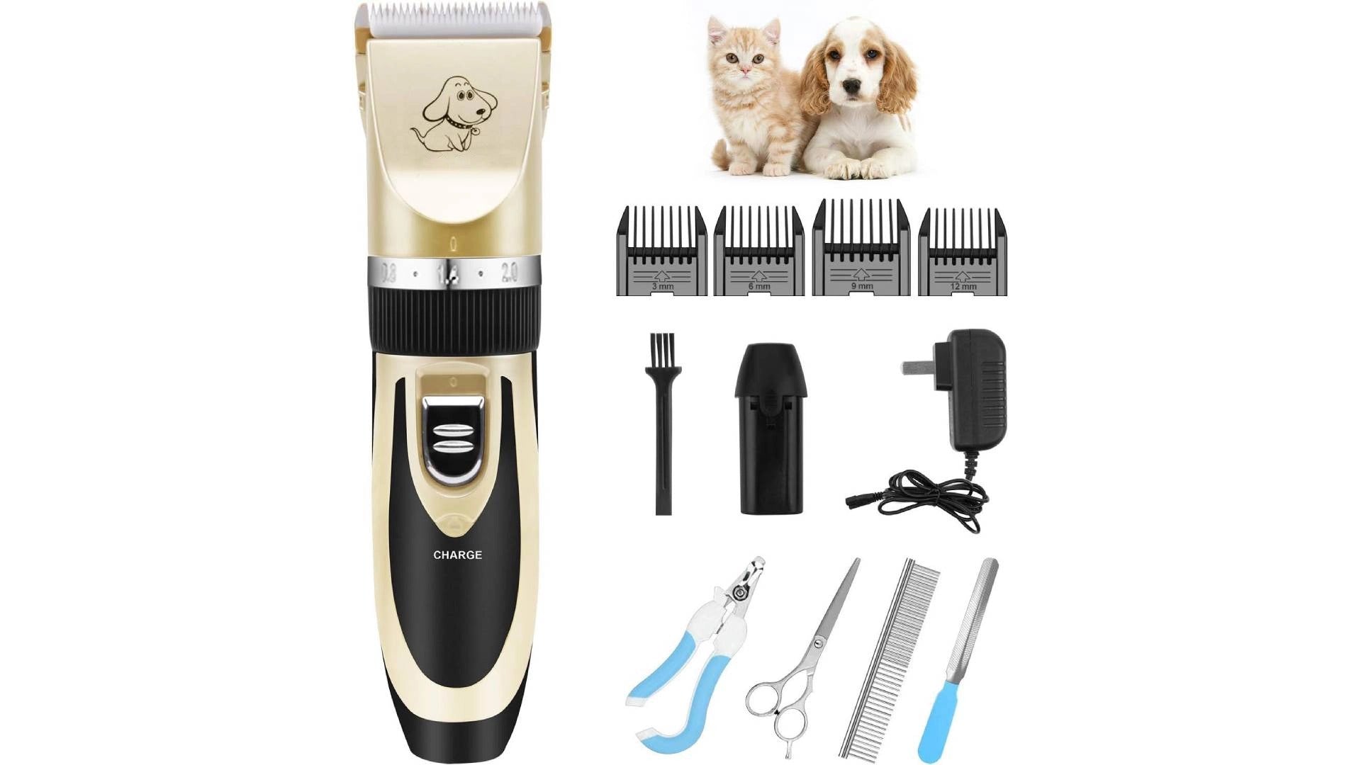 Rechargeable Pet Grooming Clipper Kit